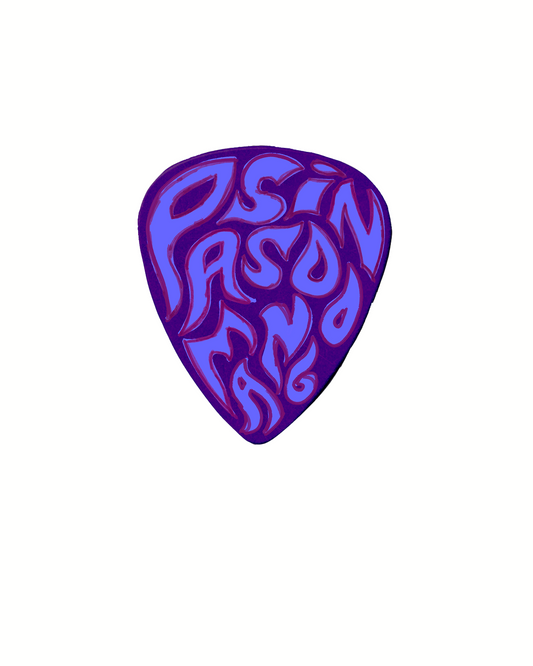 Purple Guitar Pick