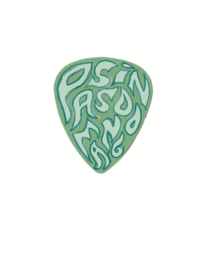 Green Guitar Pick