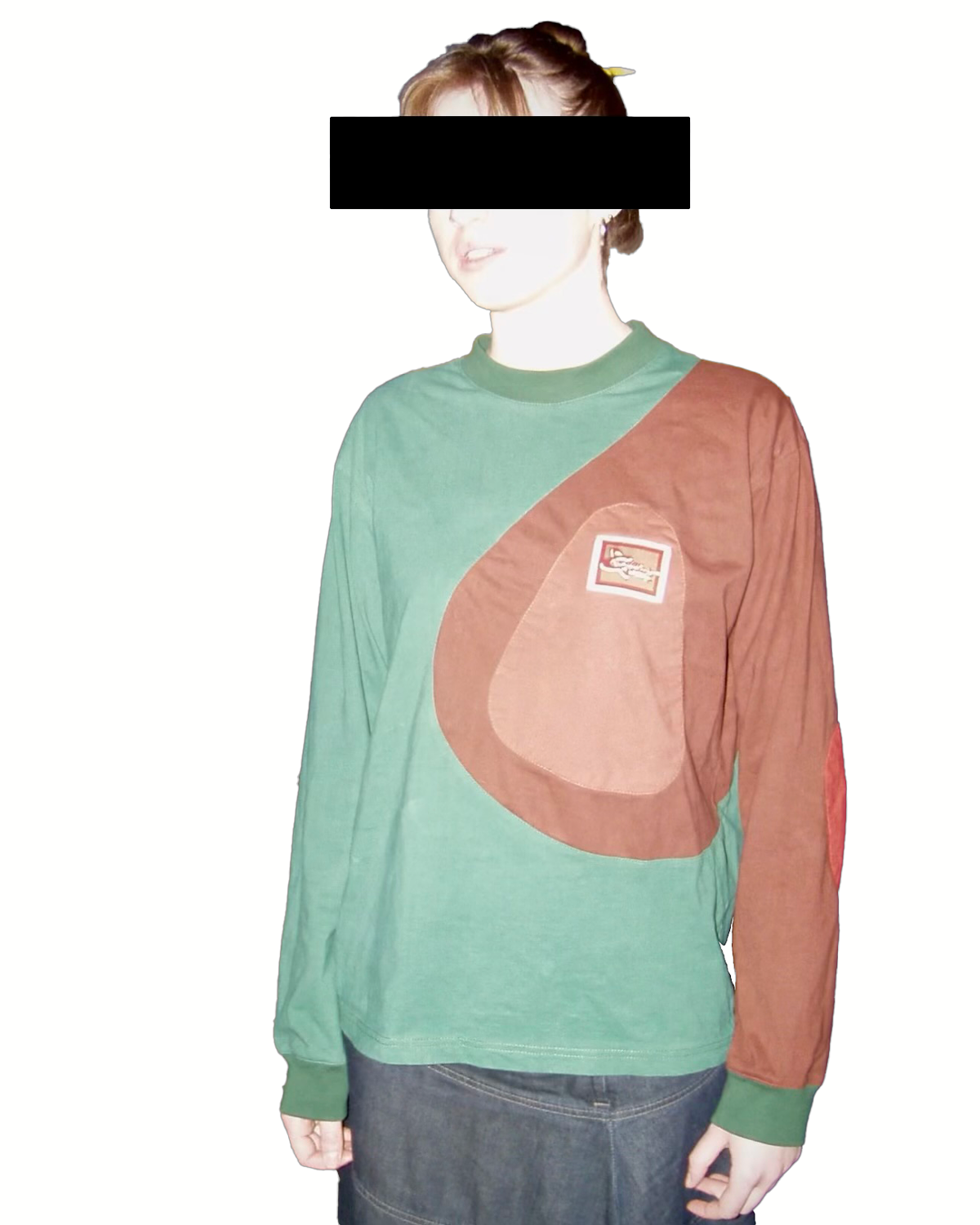 Green Patchwork Shirt