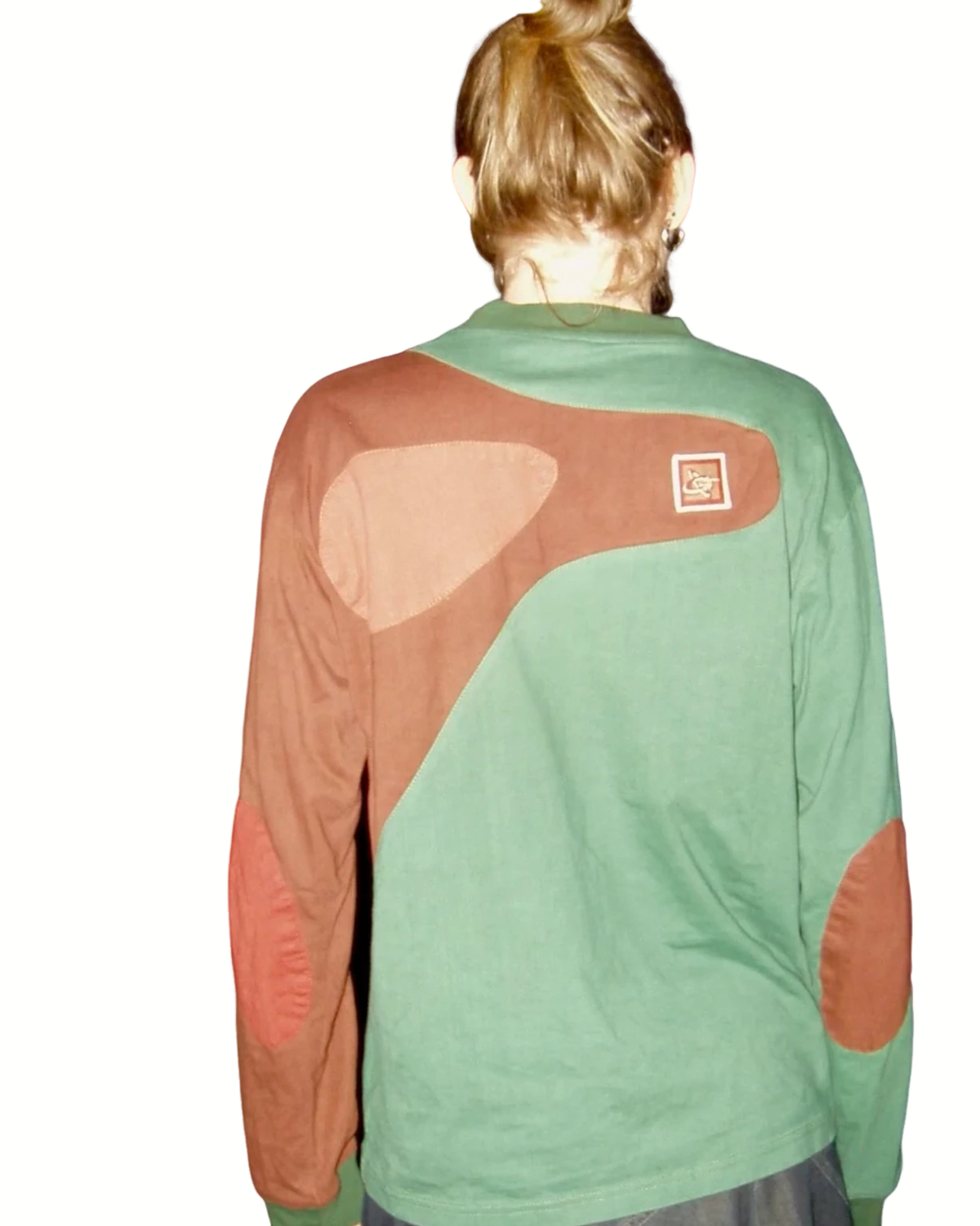 Green Patchwork Shirt